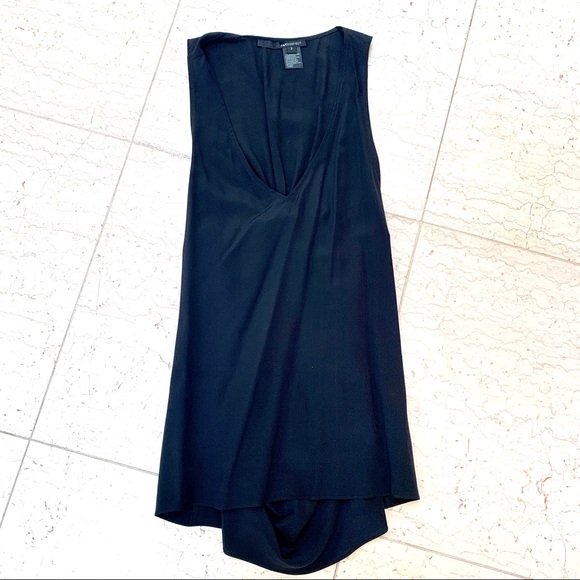 Jay Godfrey Black Silk Tank Top with Twisted Back - Picture 8 of 11